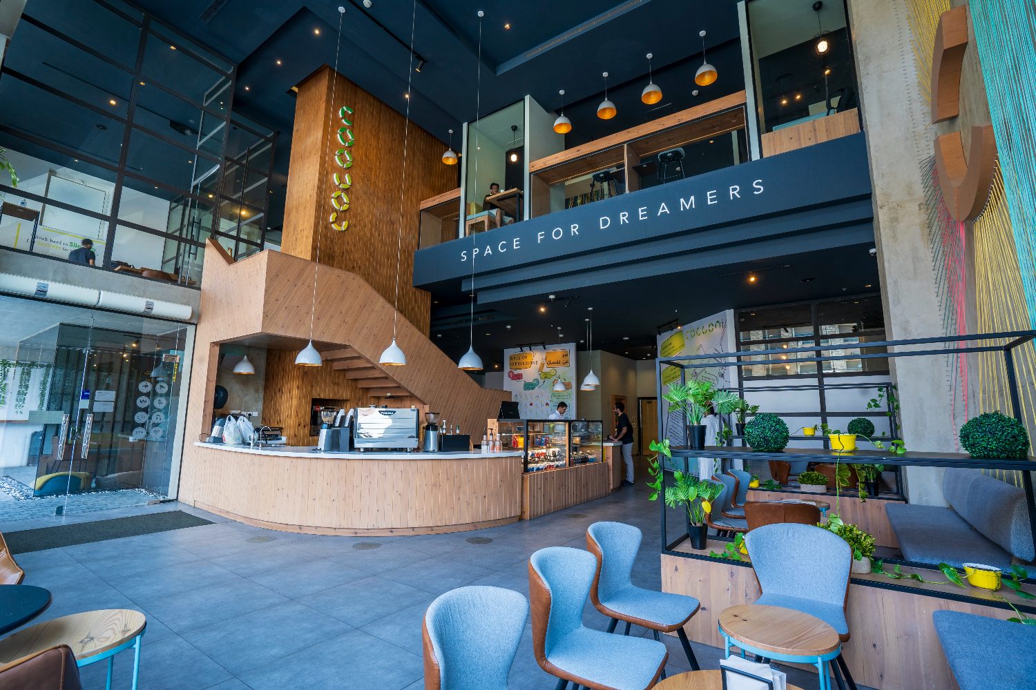 COCOON TREE Jeddah — Space for Dreamers lobby