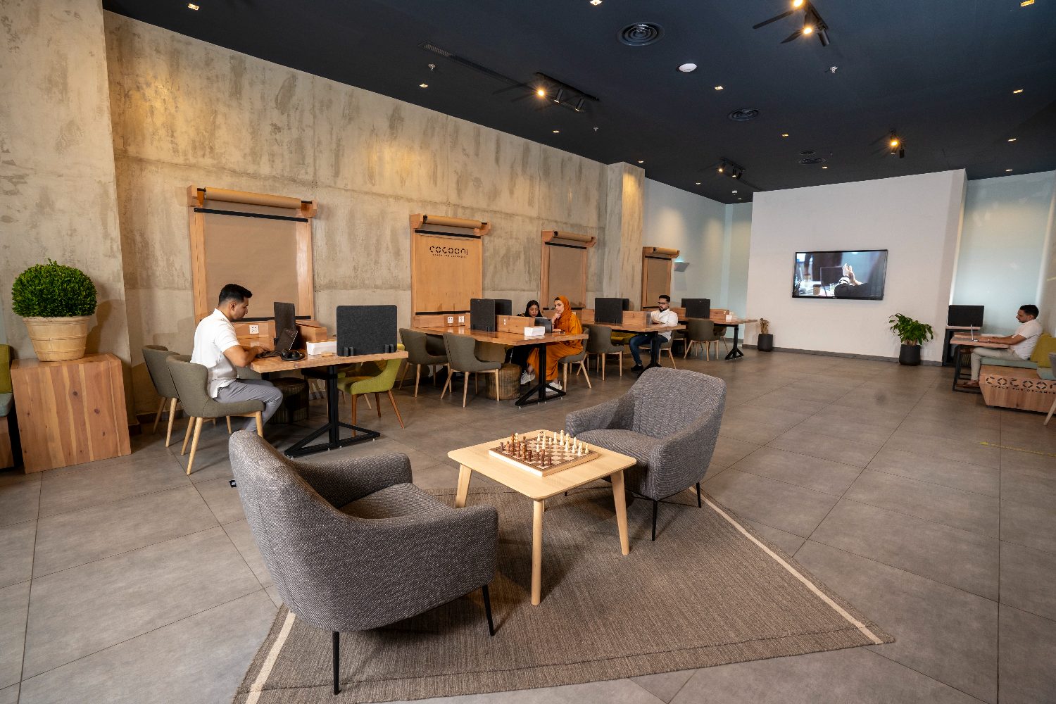 COCOON TREE lounge and community area