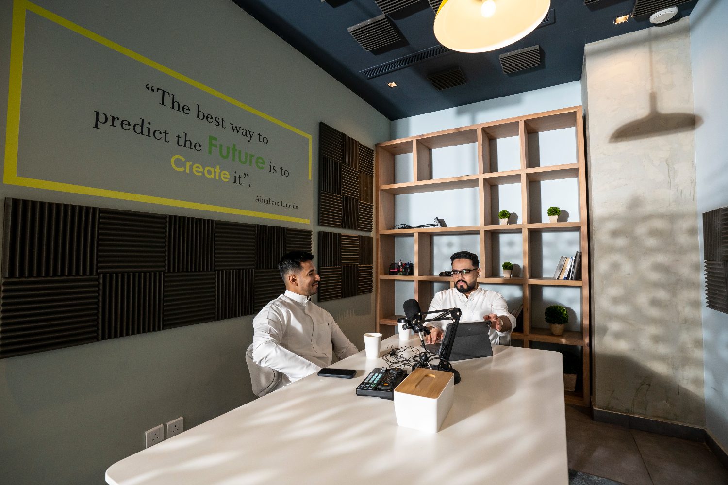 A meeting room in use at COCOON TREE